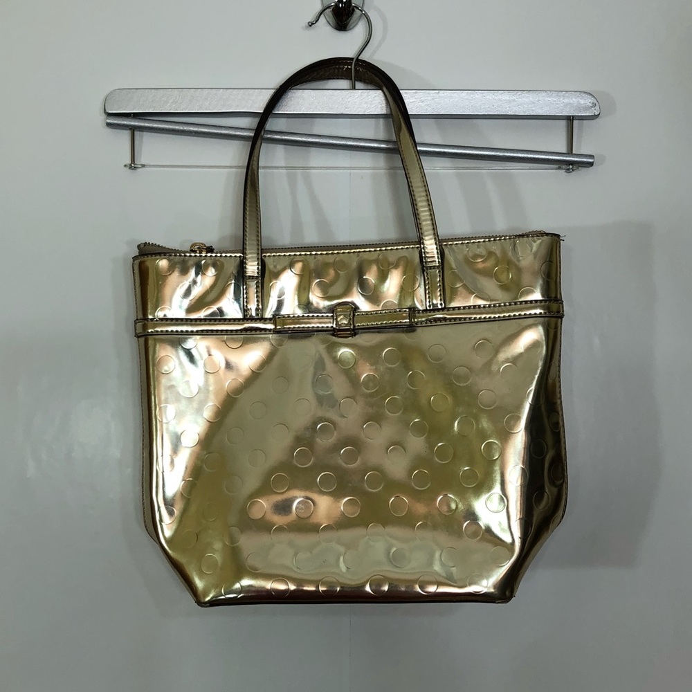 KATE SPADE street TOTE PURSE Gold camilla
